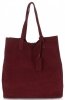 Kožené kabelka shopper bag Vittoria Gotti bordová V205454